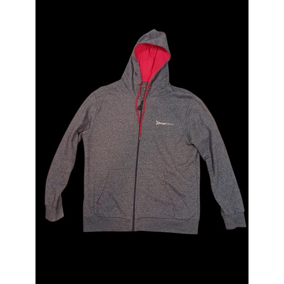 Orange Theory Gray Sweatshirt Full Zip Hoodie XLARGE - Picture 1 of 9